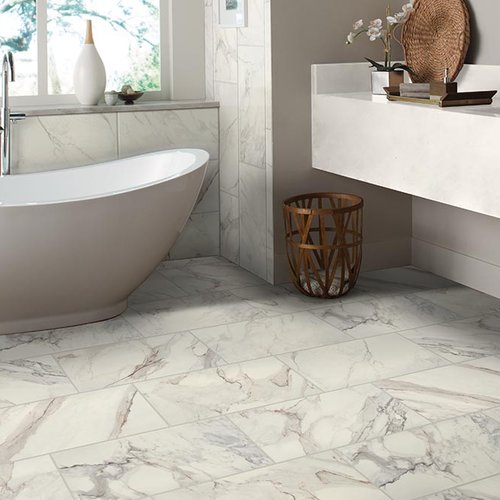 Bathroom Porcelain Marble Tile - Fairbanks CarpetsPlus in Fairbanks, AK