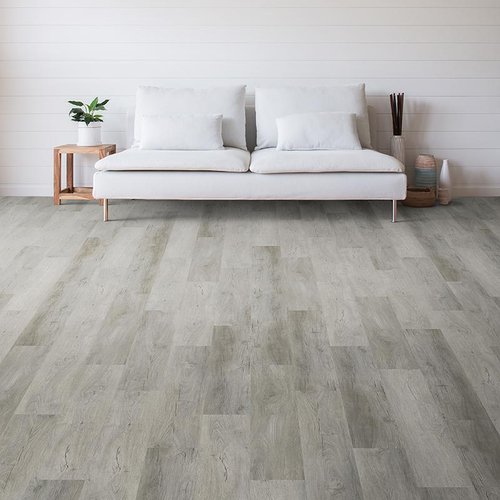 Living Room Gray Luxury Vinyl Plank -  Fairbanks CarpetsPlus in Fairbanks, AK